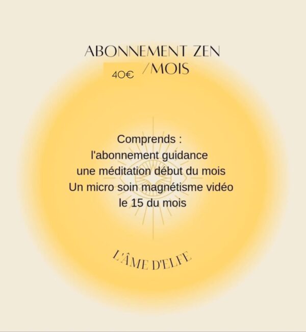 abonnements zen